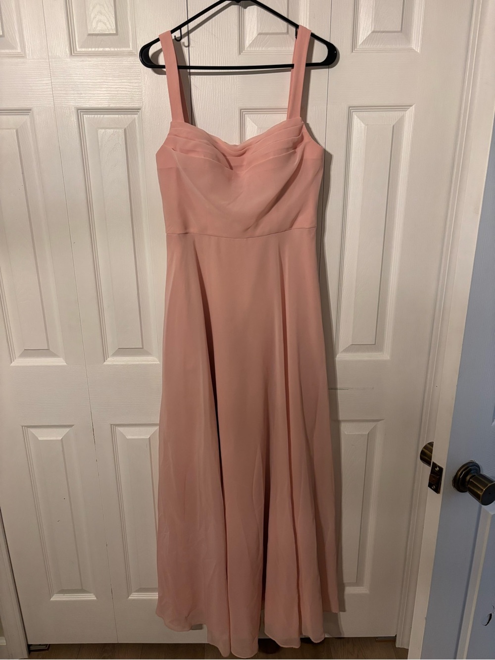 Azazie Dusty Rose Maxi Dress with Sweetheart Bodice